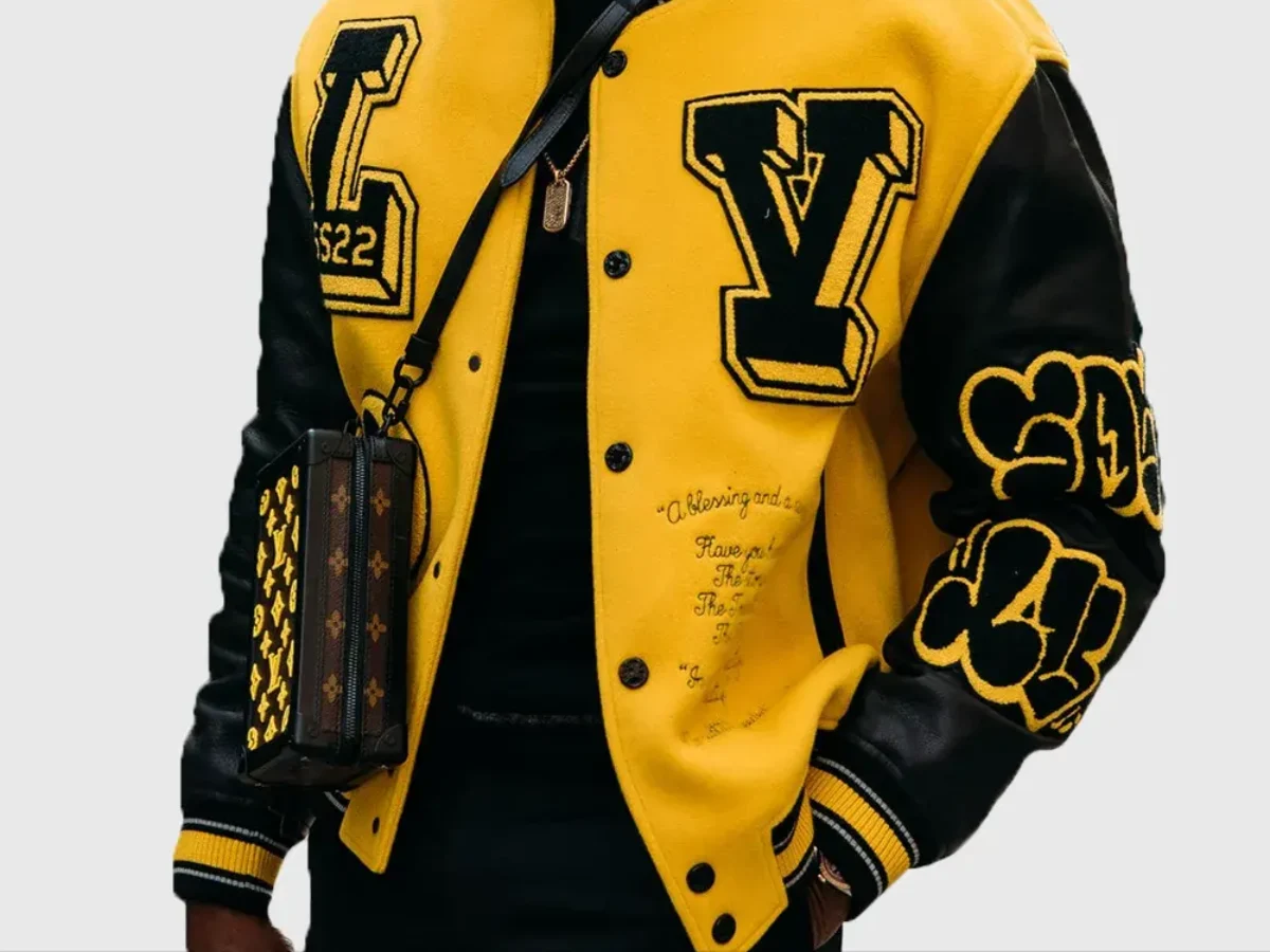 Louis Vuitton 2022 Leather Track Moto Jacket - Yellow Outerwear, Clothing -  LOU635567