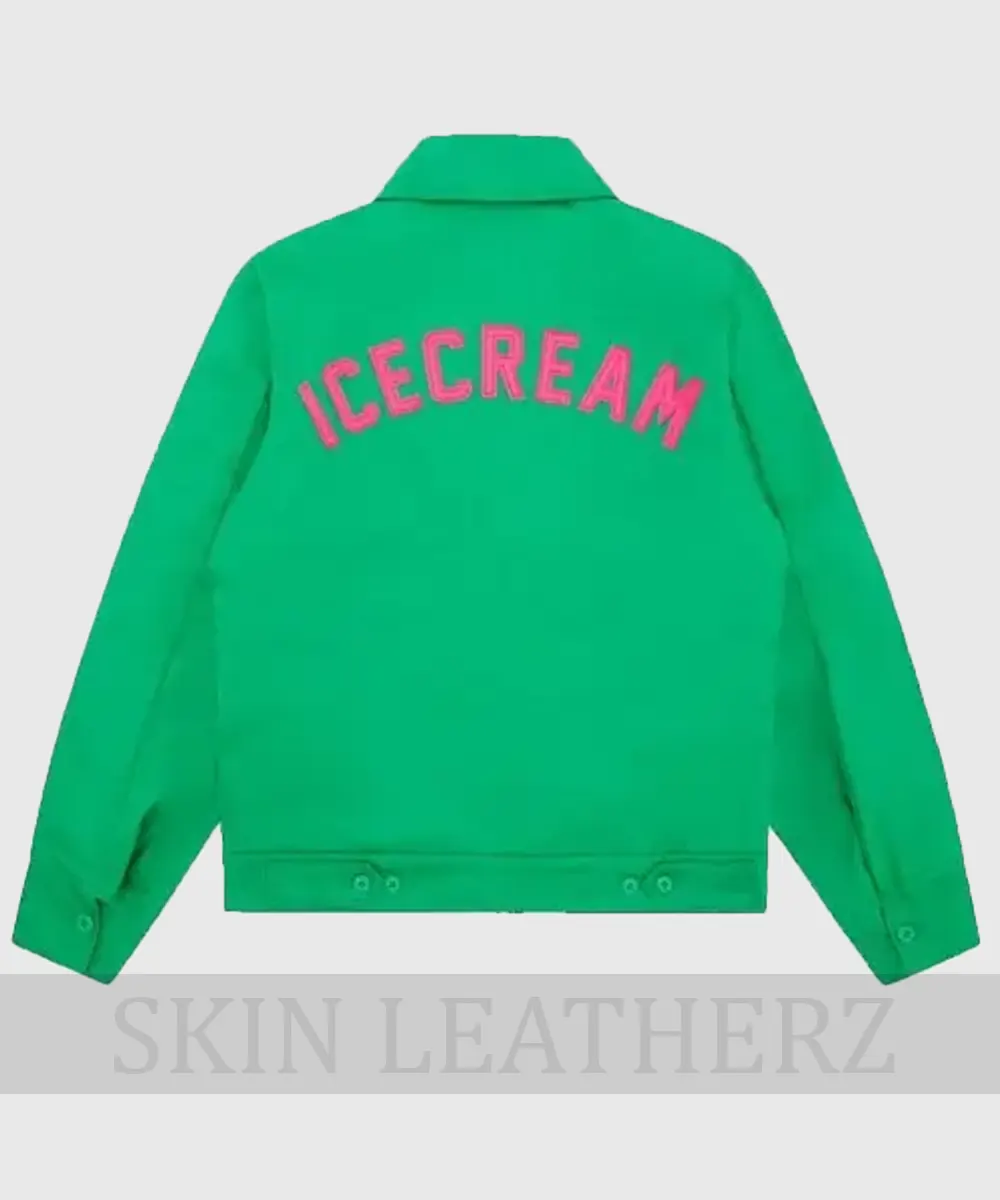 Ice cream Casual Work Green Jacket