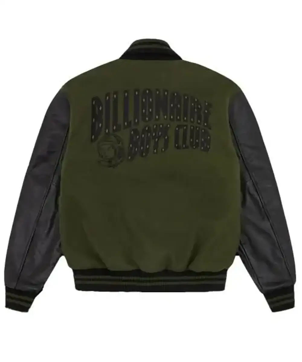 Billionaire Boys Club Green Varsity Jacket