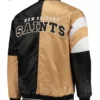 New Orleans Saints Full-Snap Black And Brown Jacket