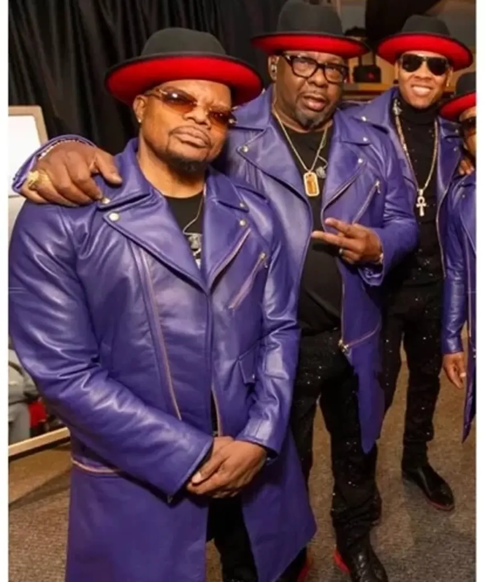 New Edition Legacy On Tour Leather Coat