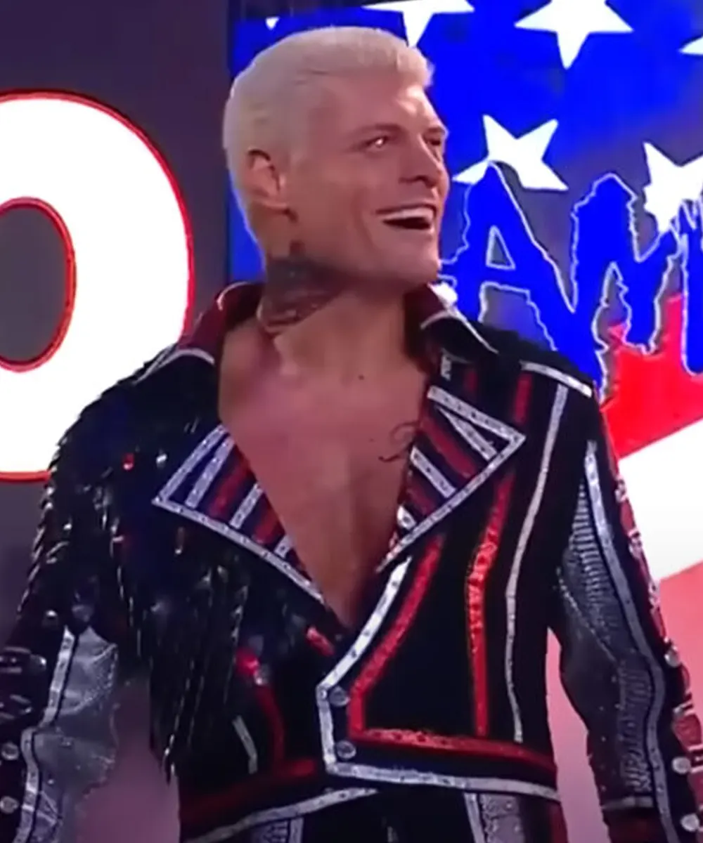 Cody Rhodes Military Red Long Ring Coat