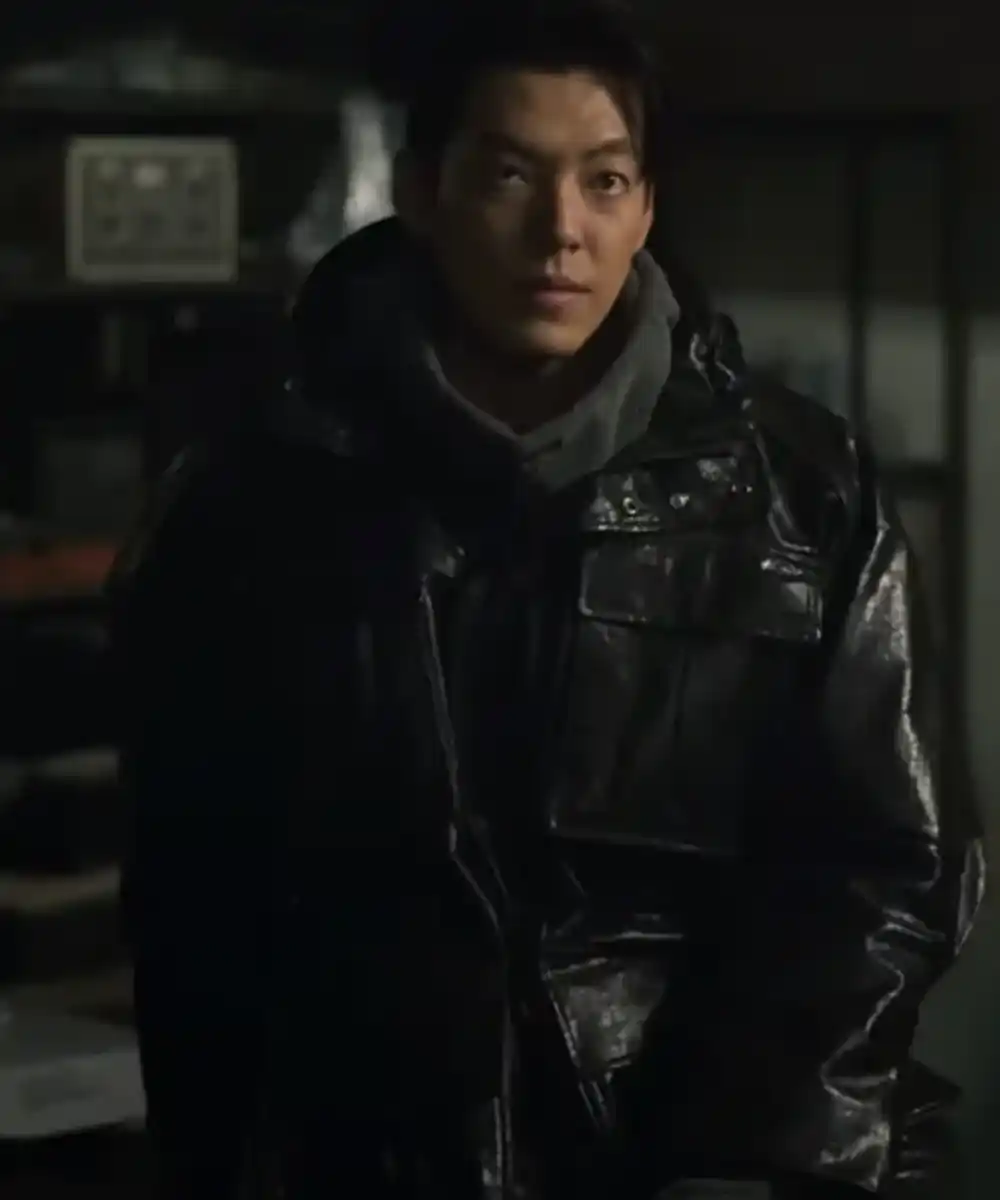 Black Knight Kim Woo-bin Leather Coat