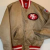 San Francisco 49ers Gold Puffer Jacket