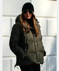 Leonard Melania Trump Puffer Jacket – Army Green